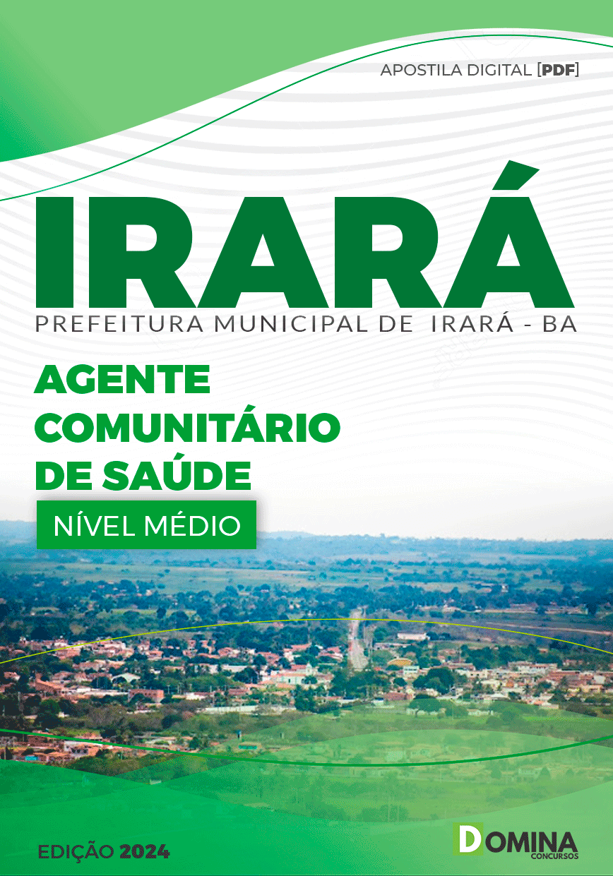 Apostila Pref Irará BA 2024 Agente Comunitário de Saúde