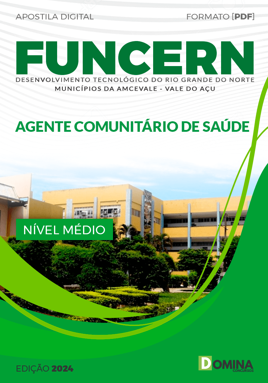 Apostila FUNCERN 2024 Agente Comunitário de Saúde