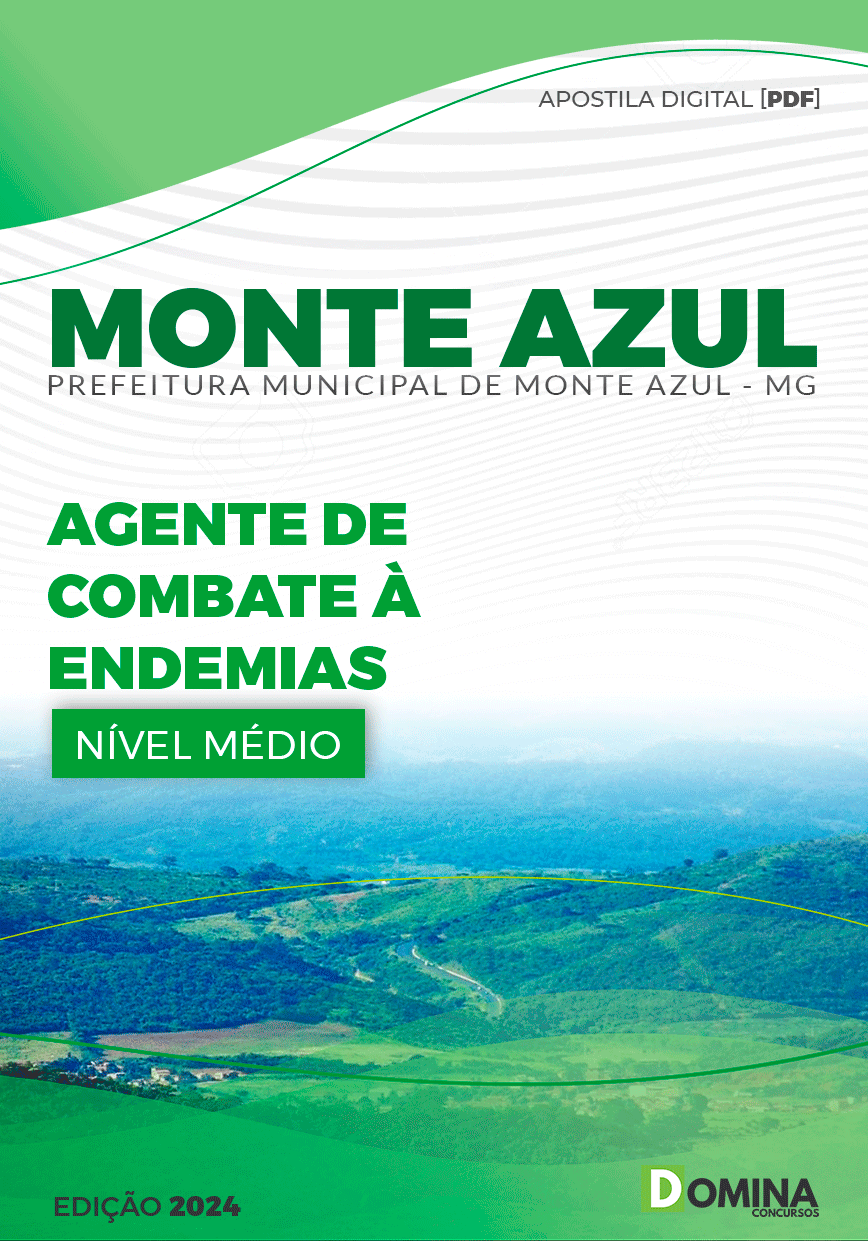 Apostila Pref Monte Azul MG 2024 Agente Combate Endemias