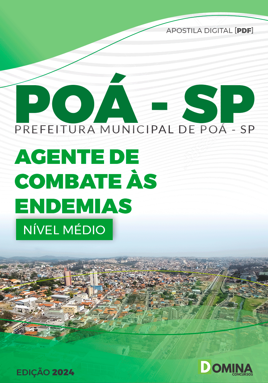 Apostila Pref Poá SP 2024 Agente de Combate às Endemias