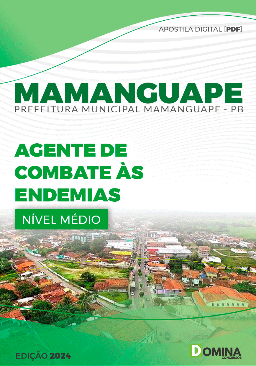 Pref Mamanguape PB 2024 Agente de Combate às Endemias