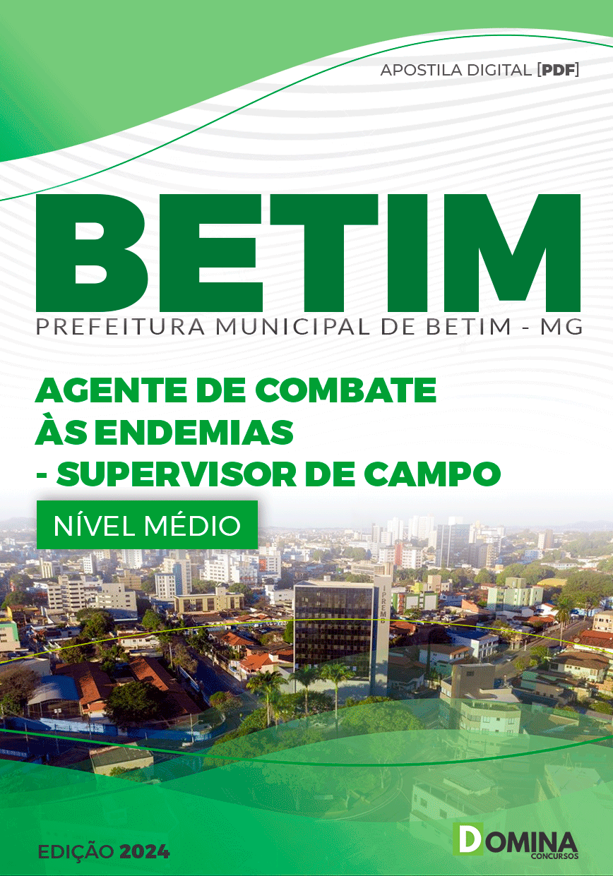 Pref Betim MG 2024 Agente de Combate às Endemias Supervisor