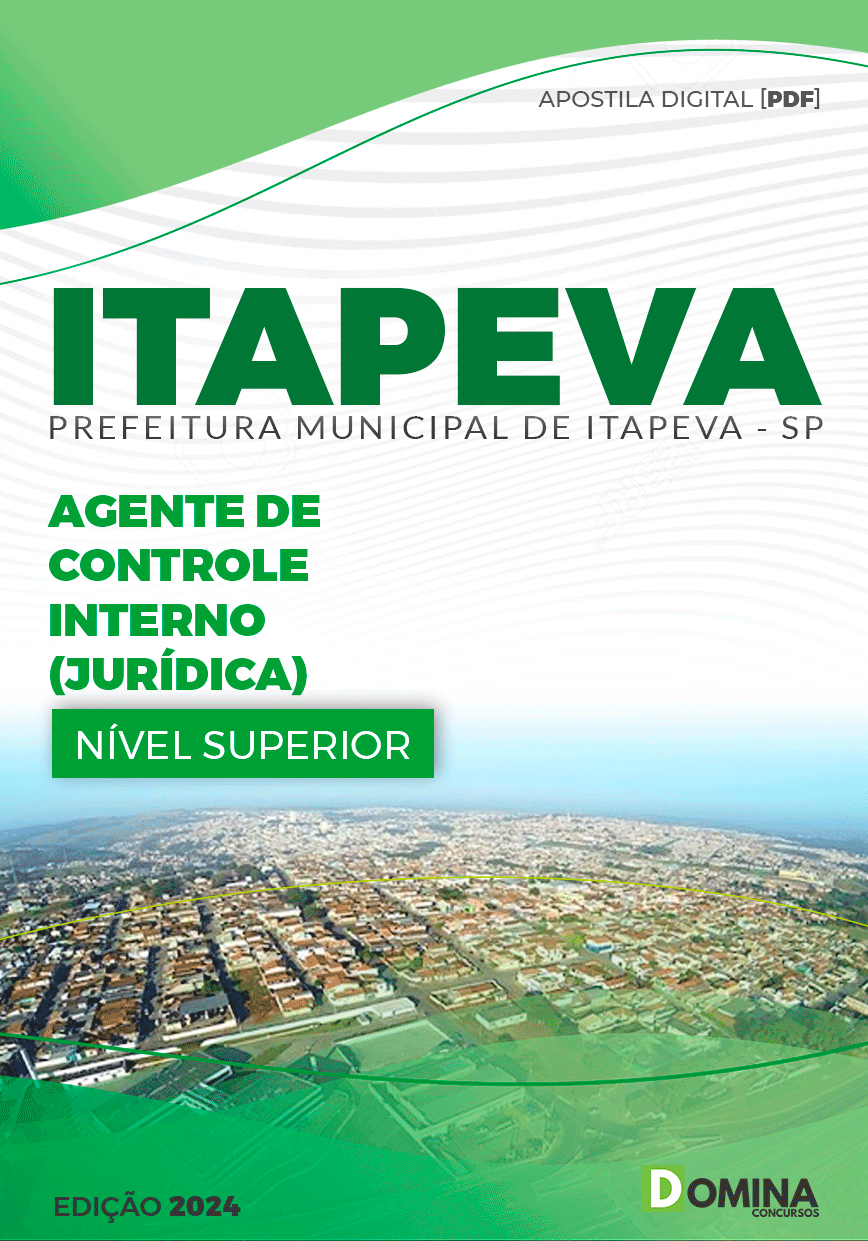 Apostila Pref Itapeva SP 2024 Agente Controle Interno Jurídica