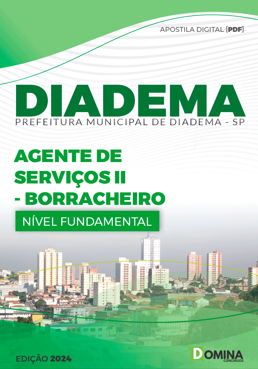 Apostila Pref Diadema SP 2024 Agente Serviços II
