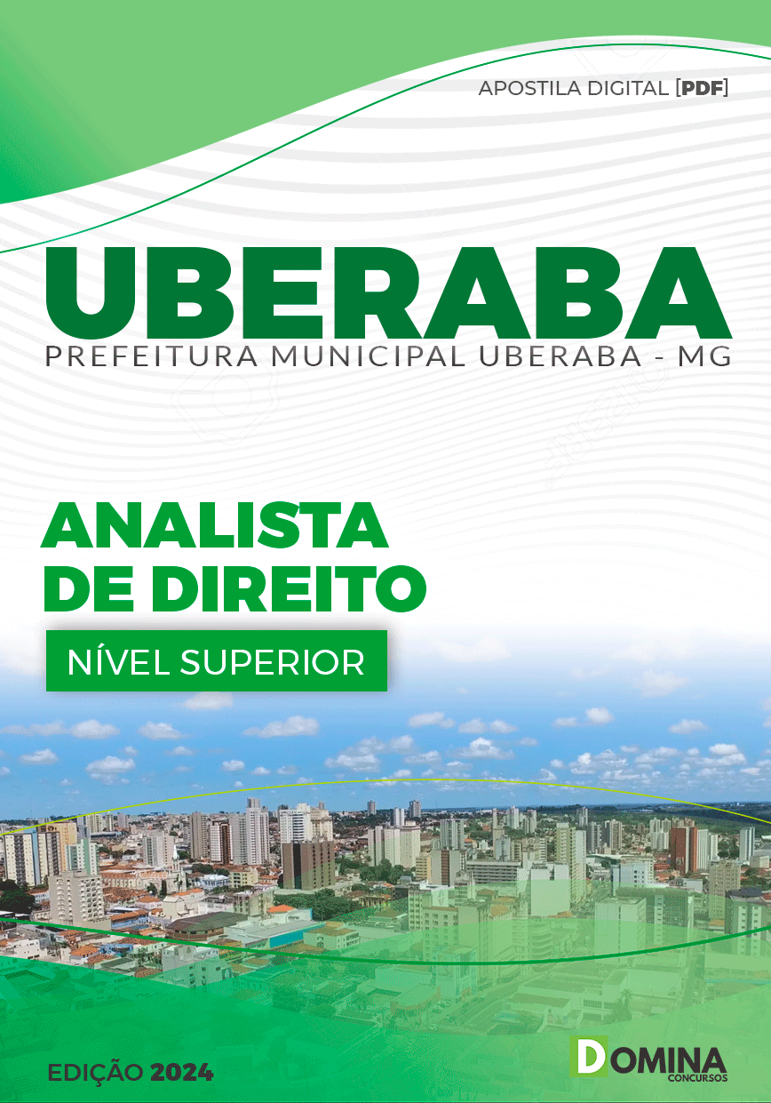 Apostila Pref Uberaba MG 2024 Analista de Direito