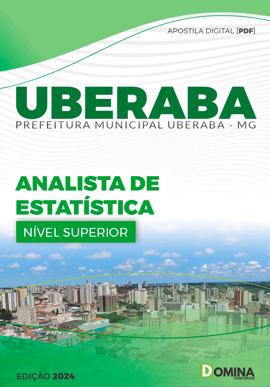 Apostila Pref Uberaba MG 2024 Analista de Estatística