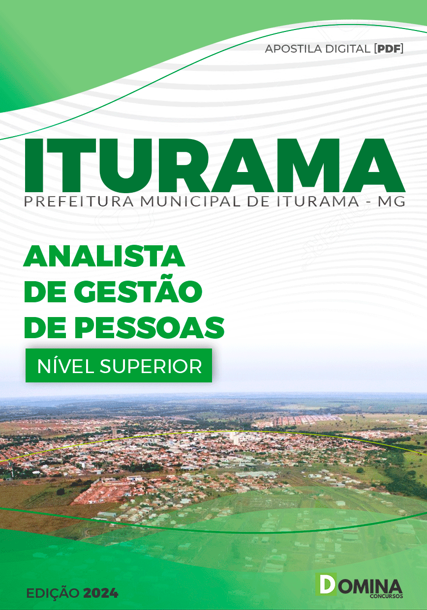 Apostila Pref Iturama MG 2024 Analista de Gestão de Pessoas