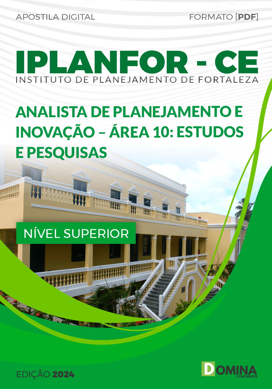 Apostila IPLANFOR CE 2024 Analista Estudos Pesquisas Economia