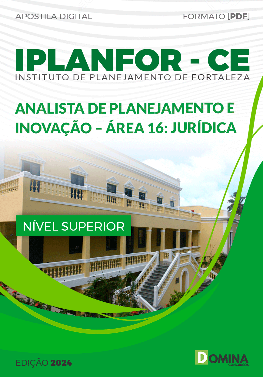 Apostila IPLANFOR CE 2024 Analista Jurídica