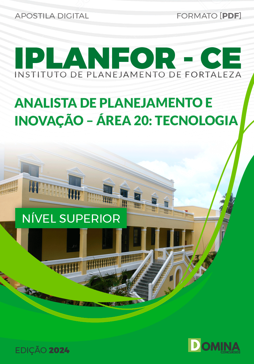 Apostila IPLANFOR CE 2024 Analista Politicas Públicas Área 20