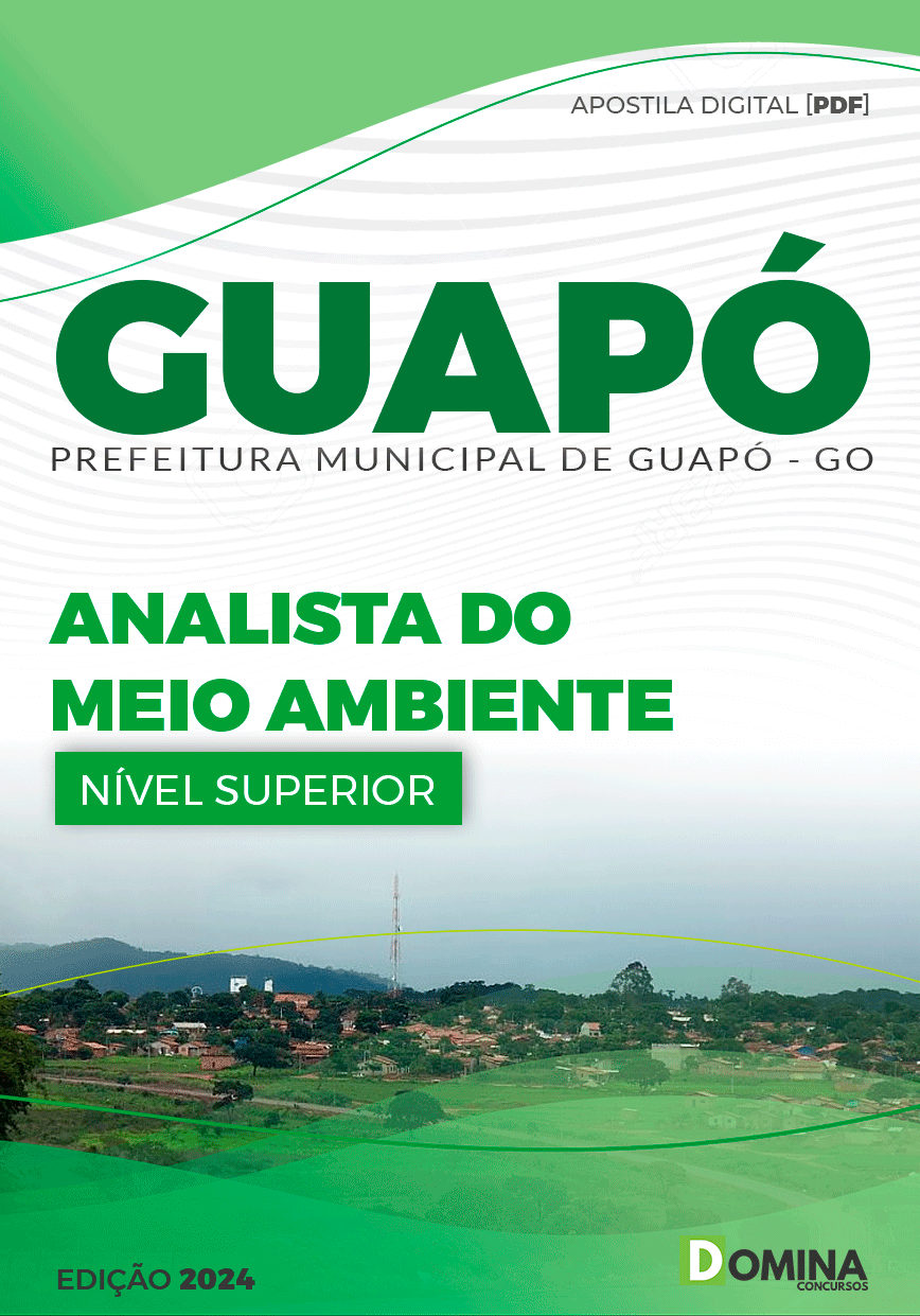 Apostila Concurso Pref Guapó GO 2024 Analista Meio Ambiente
