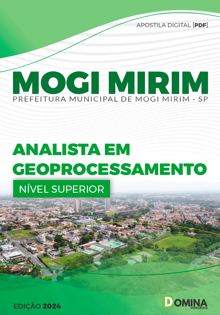 Apostila Pref Mogi Mirim SP 2024 Analista Geoprocessamento