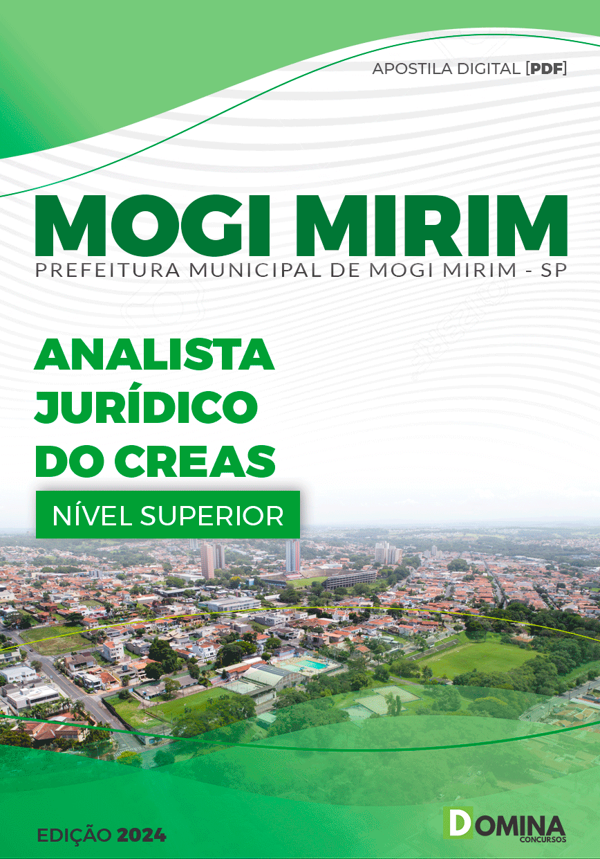 Apostila Pref Mogi Mirim SP 2024 Analisa Jurídico CREA