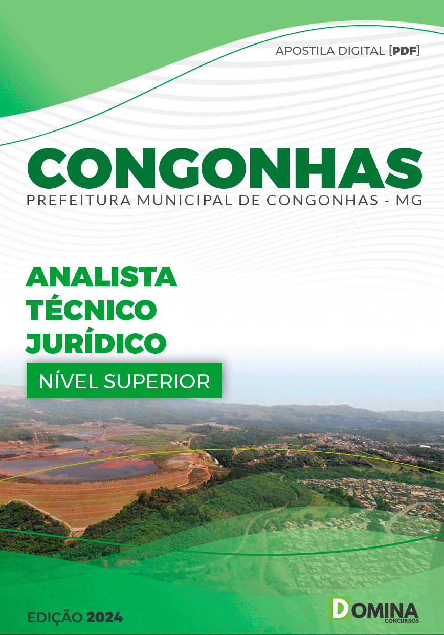Apostila Pref Congonhas MG 2024 Analista Técnico Jurídico