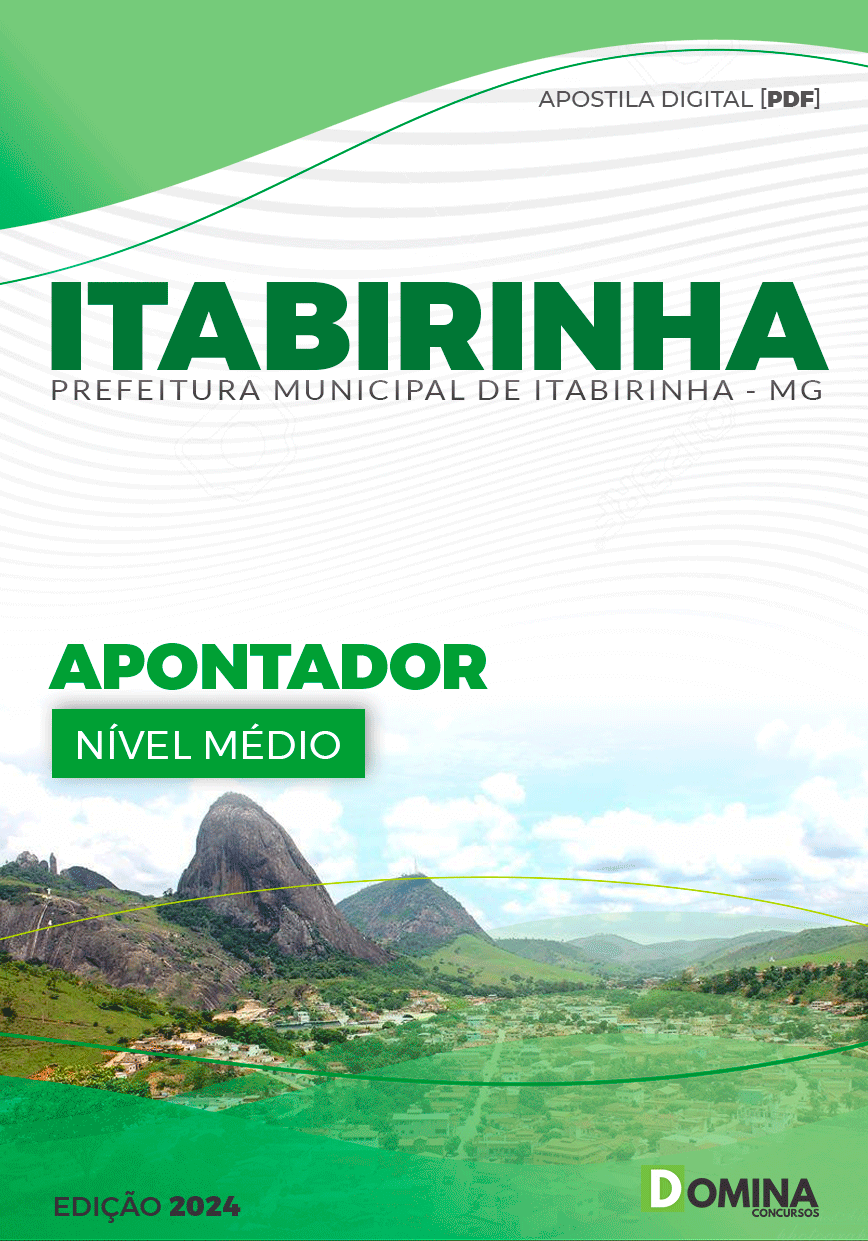Apostila Pref Itabirinha MG 2024 Apontador