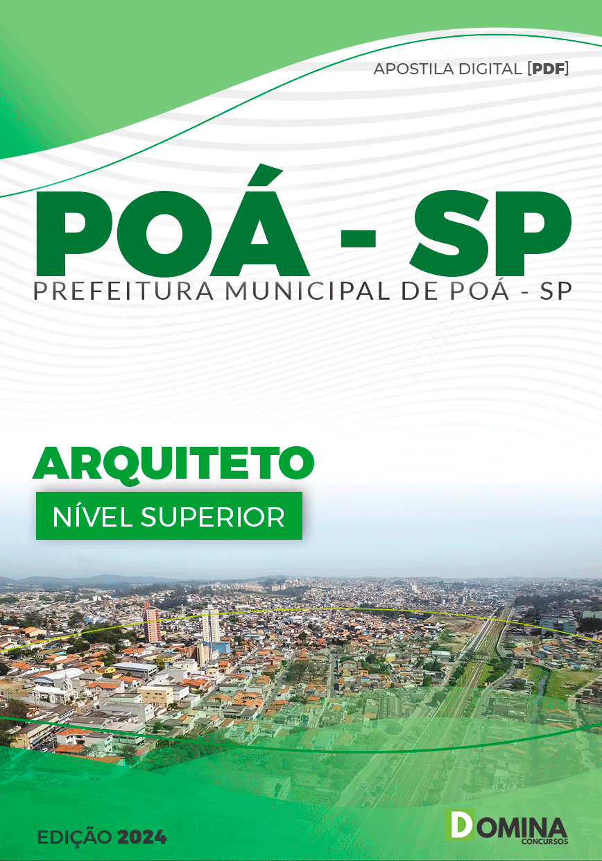 Apostila Pref Poá SP 2024 Arquiteto