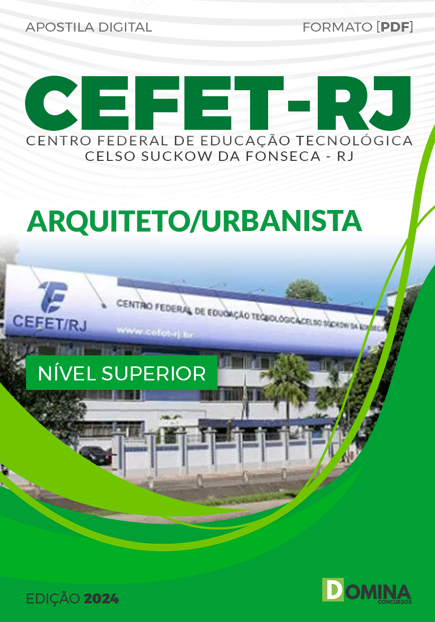 Apostila Concurso CEFET RJ 2024 Arquiteto Urbanista