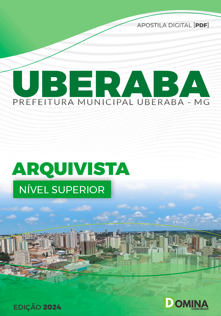 Apostila Pref Uberaba MG 2024 Arquivista