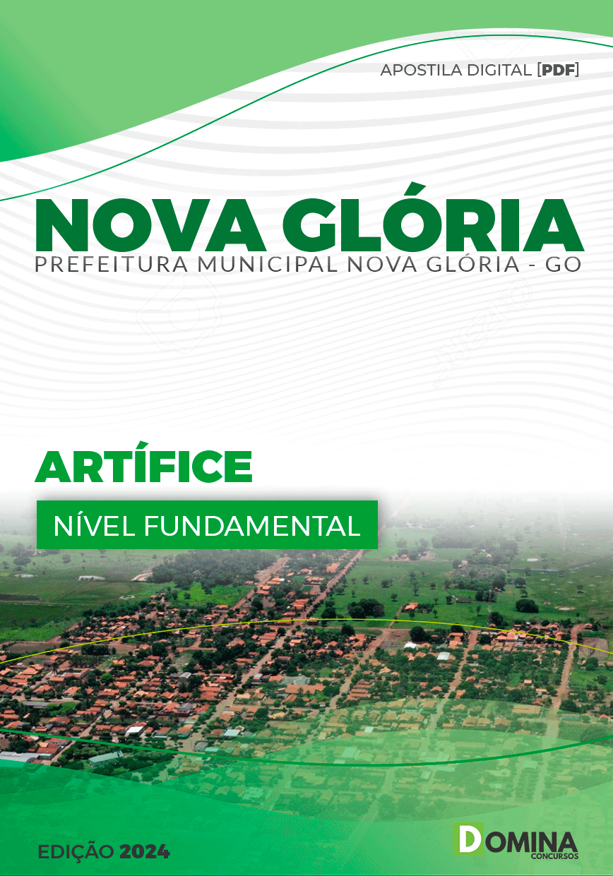 Apostila Pref Nova Glória GO 2024 Artífice