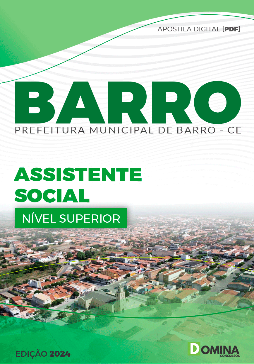 Apostila Pref Barro CE 2024 Assistente Social