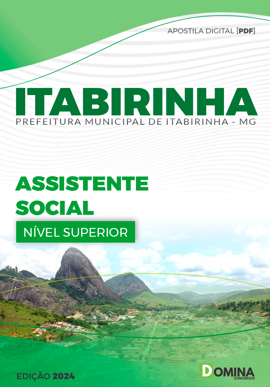 Apostila Pref Itabirinha MG 2024 Assistente Social