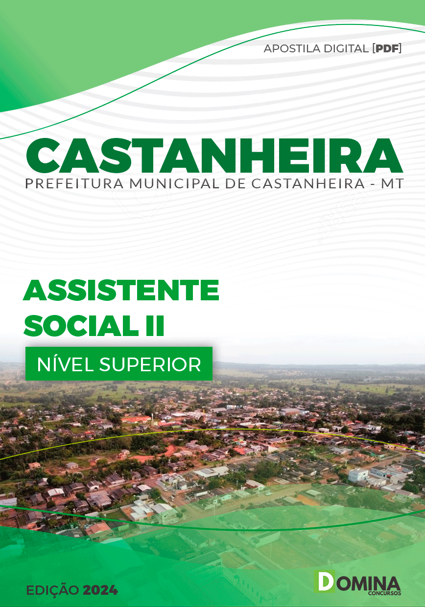 Apostila Pref Castanheira MT 2024 Assistente Social