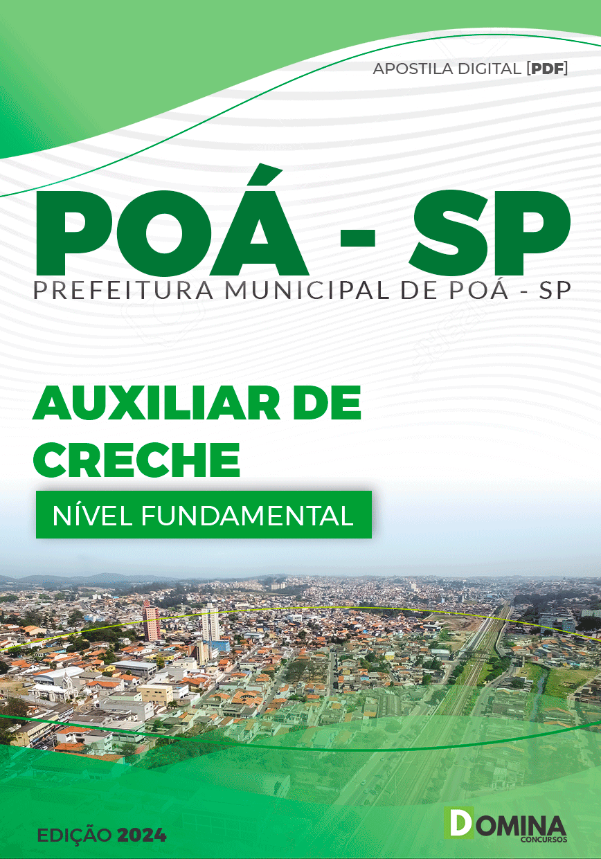 Apostila Pref Poá SP 2024 Auxiliar de Creche