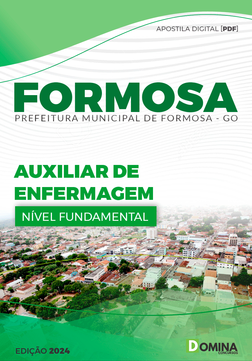 Apostila Pref Formosa GO 2024 Auxiliar de Enfermagem