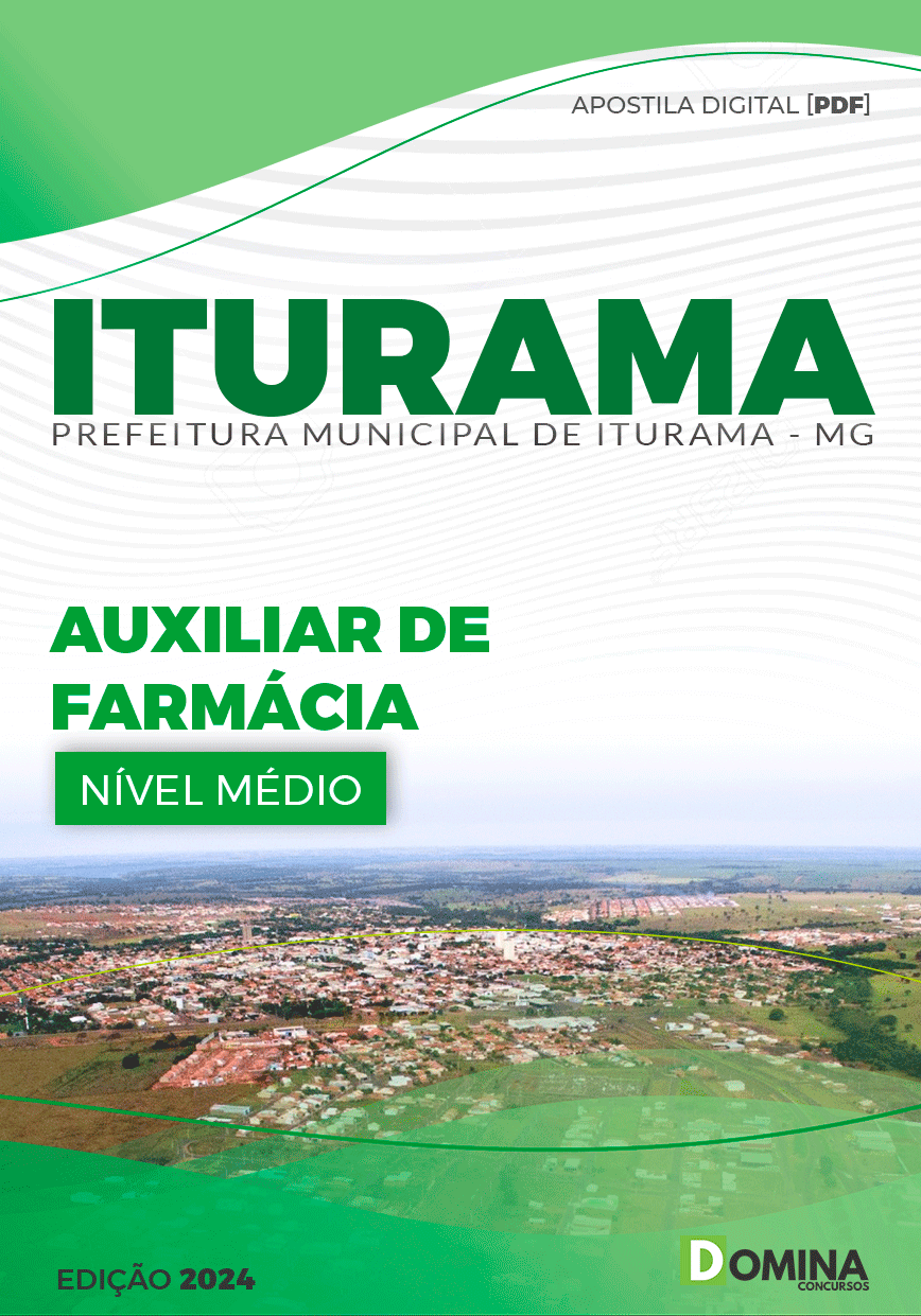 Apostila Pref Iturama MG 2024 Auxiliar de Farmácia