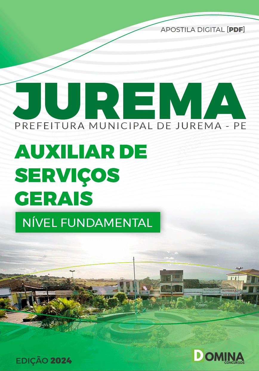 Apostila Pref Jurema PE 2024 Auxiliar Serviços Gerais