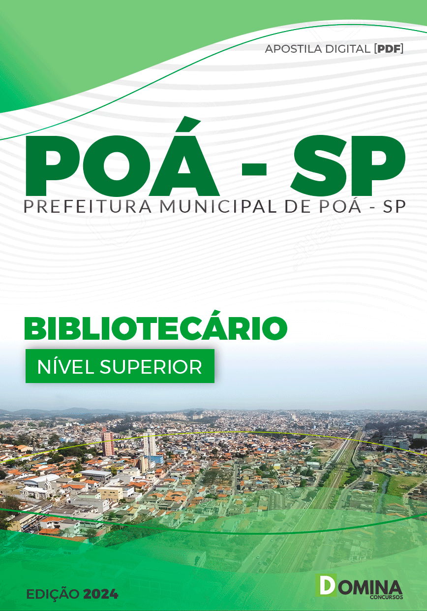 Apostila Pref Poá SP 2024 Bibliotecário