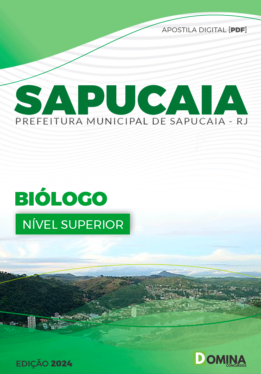 Apostila Pref Sapucaia RJ 2024 Biólogo