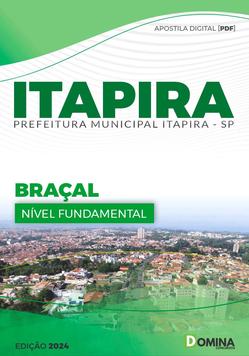 Apostila Pref Itapira SP 2024 Braçal