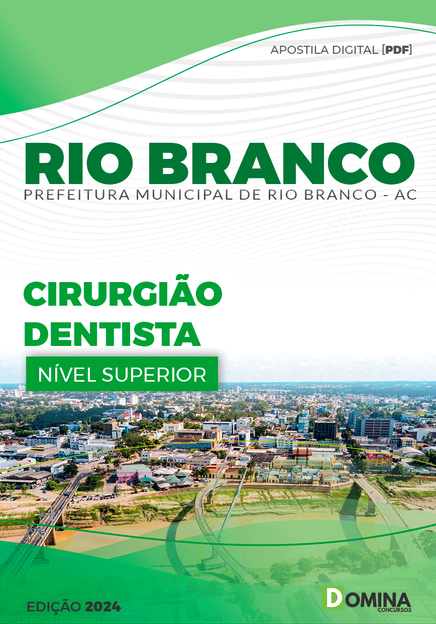 Apostila Pref Rio Branco AC 2024 Cirurgião Dentista