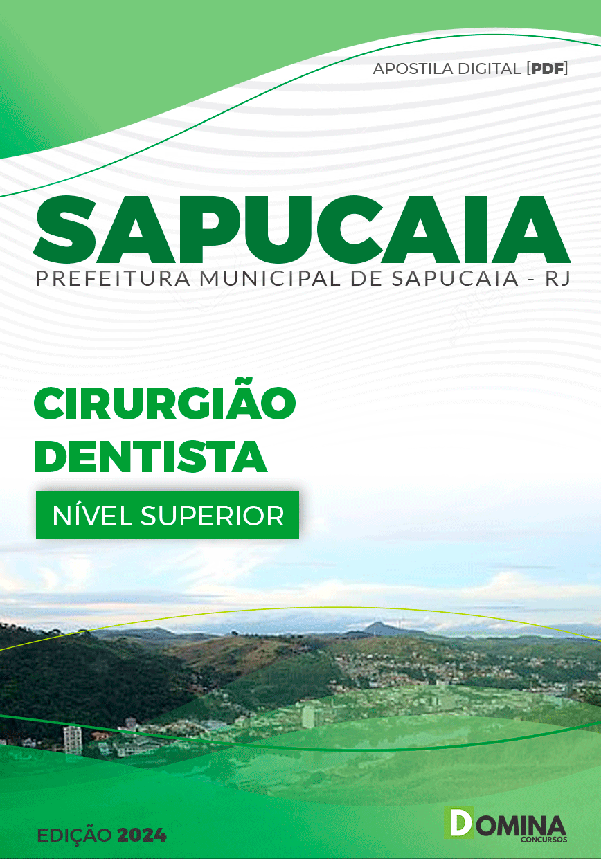 Apostila Pref Sapucaia RJ 2024 Cirurgião Dentista