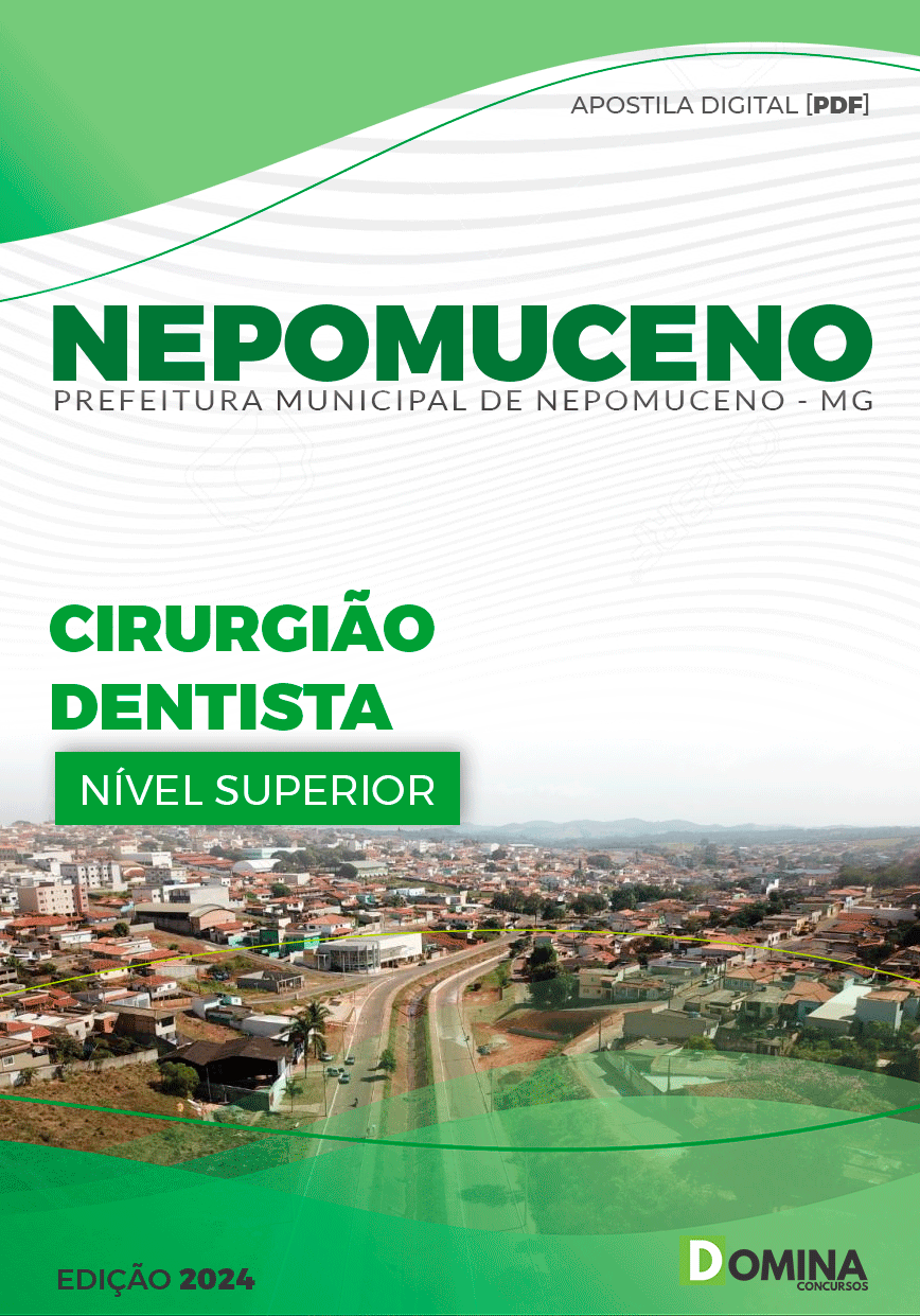 Apostila Pref Nepomuceno MG 2024 Cirurgião Dentista
