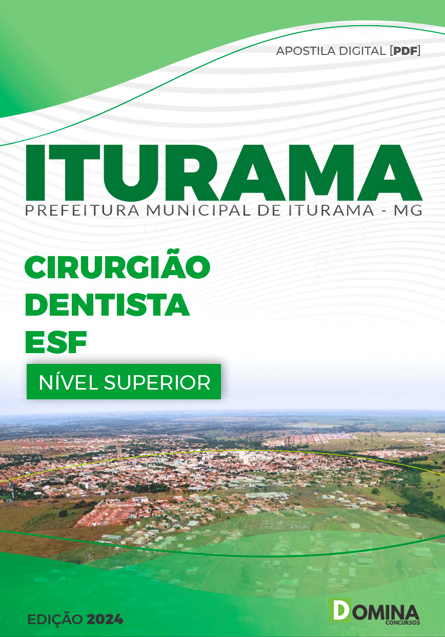 Apostila Pref Iturama MG 2024 Cirurgião Dentista ESF