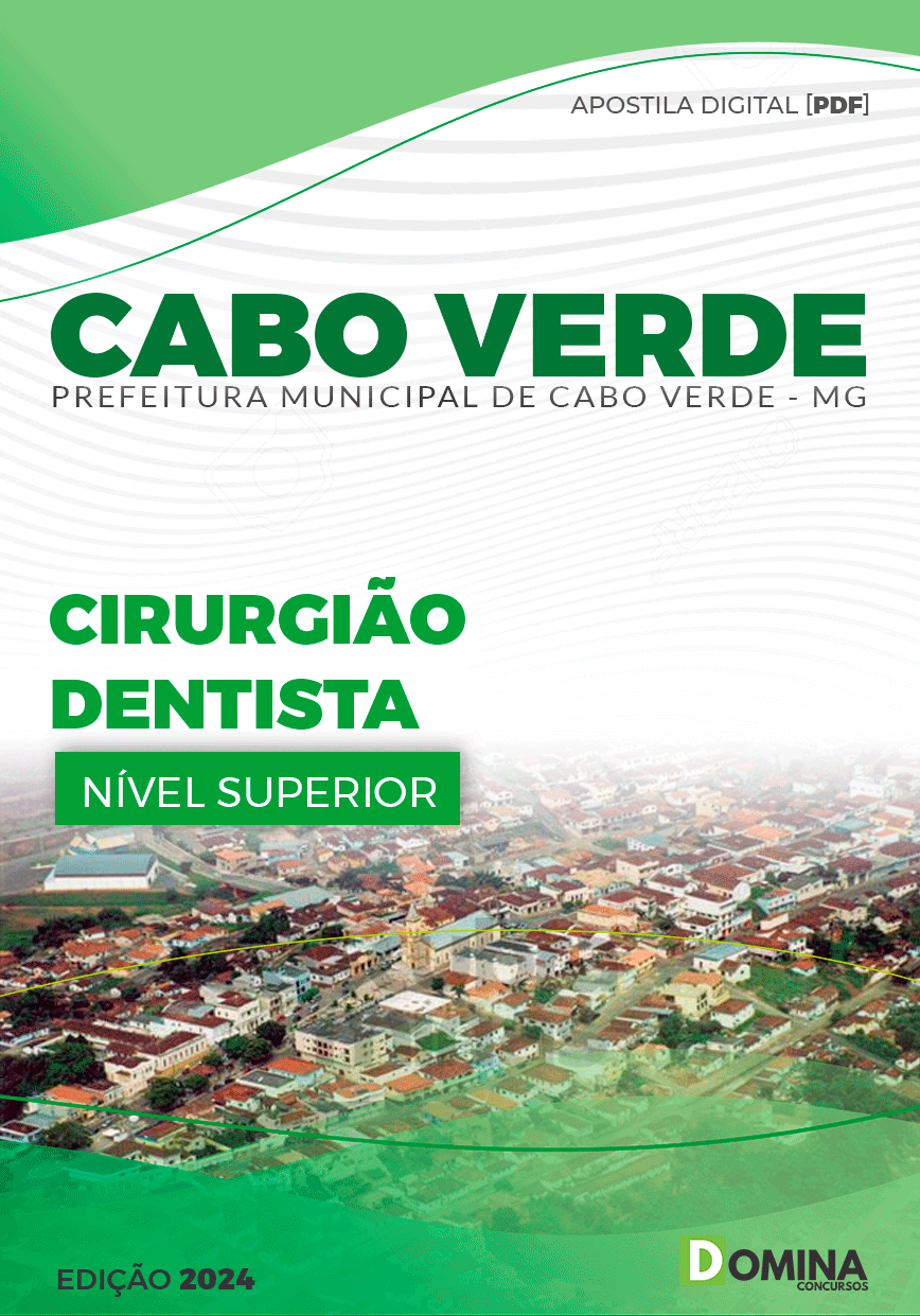 Apostila Pref Cabo Verde MG 2024 Cirurgião Dentista