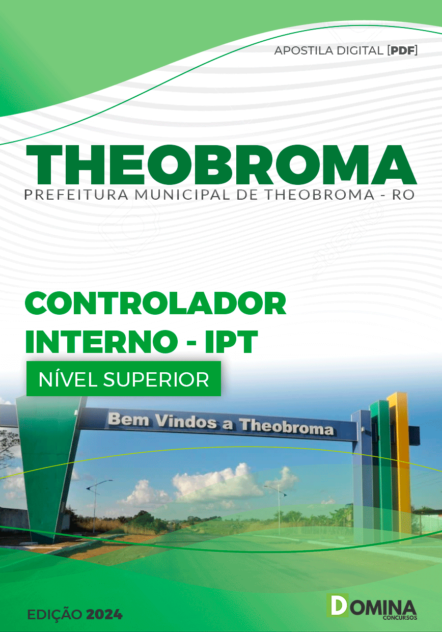Apostila Pref Theobroma RO 2024 Controlador Interno