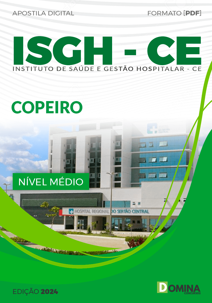 Apostila Concurso ISGH CE 2024 Copeiro