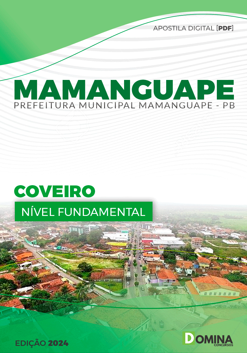 Apostila Pref Mamanguape PB 2024 Coveiro