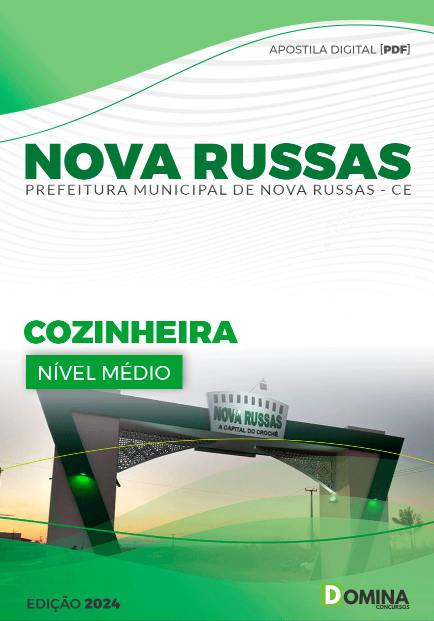Apostila Pref Nova Russas CE 2024 Cozinheiro
