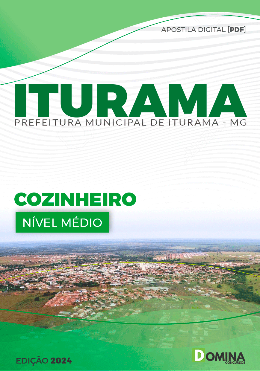 Apostila Pref Iturama MG 2024 Cozinheiro