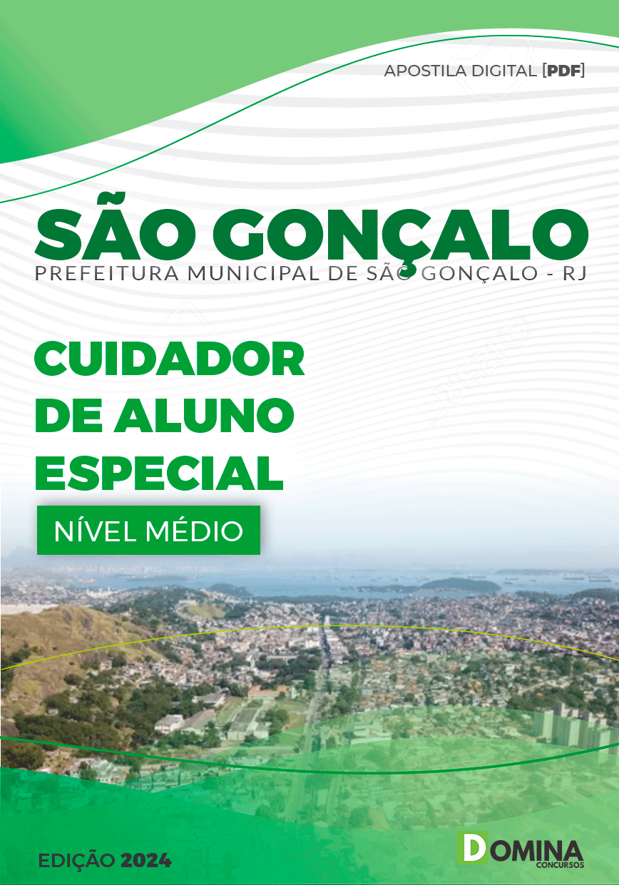 Apostila Pref São Gonçalo RJ 2024 Cuidador Aluno Especial