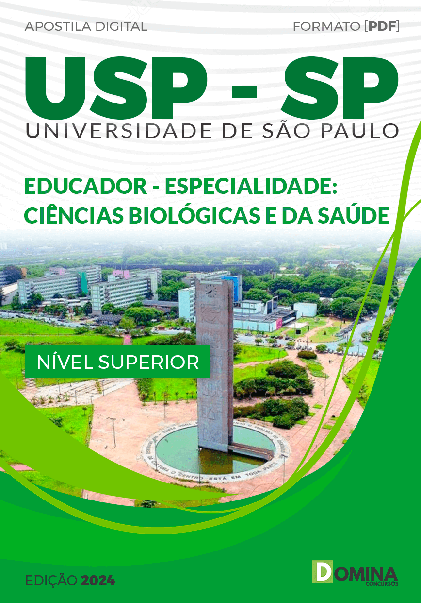 Apostila USP 2024 Especialidade Ciências Biológicas Saúde