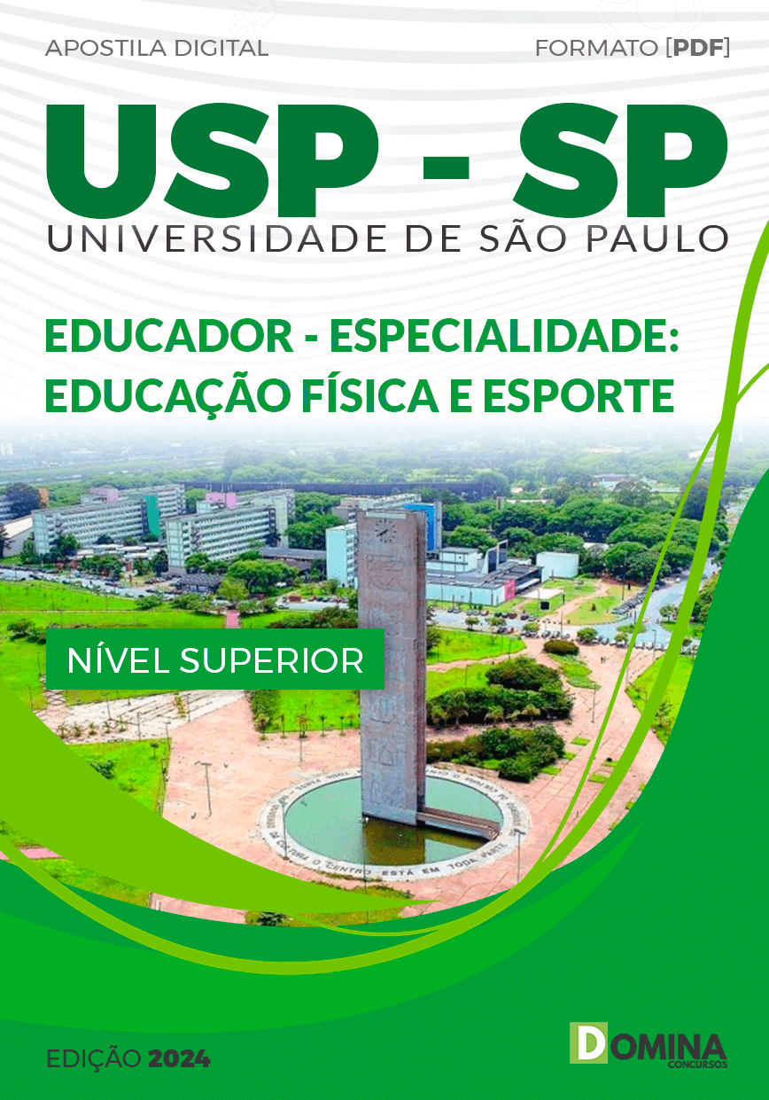 Apostila USP 2024 Educador Especialidade Educação Física