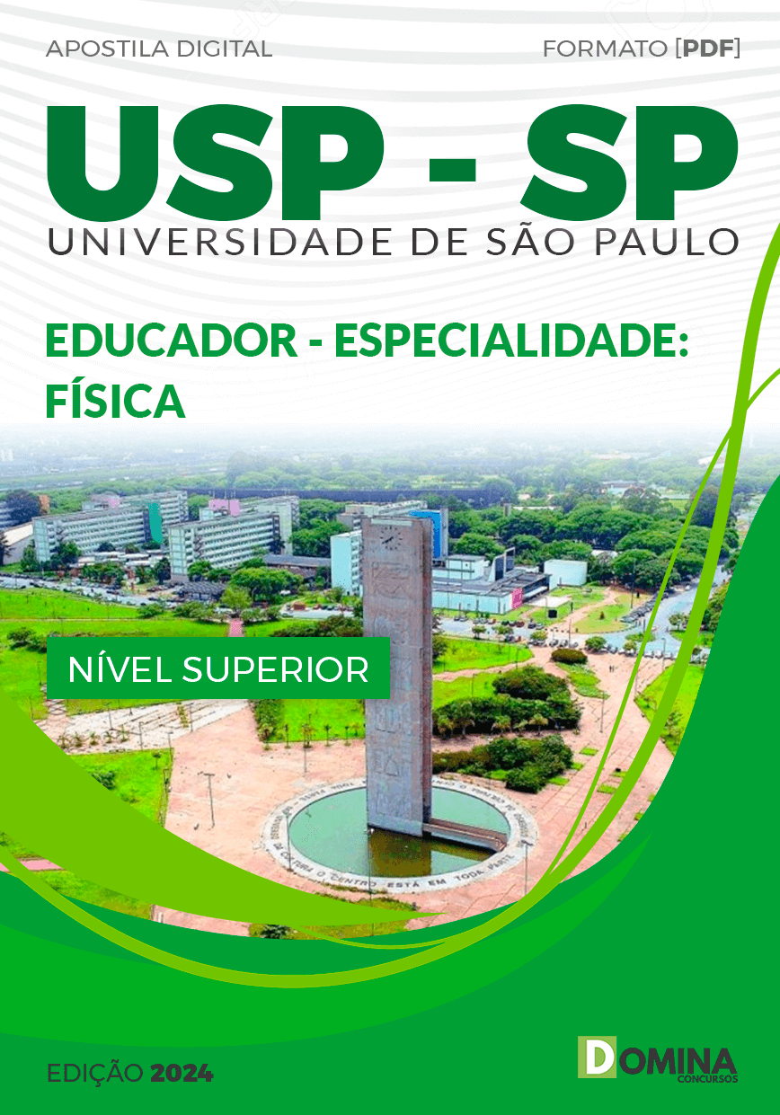Apostila USP 2024 Educador Especialidade Educação Física