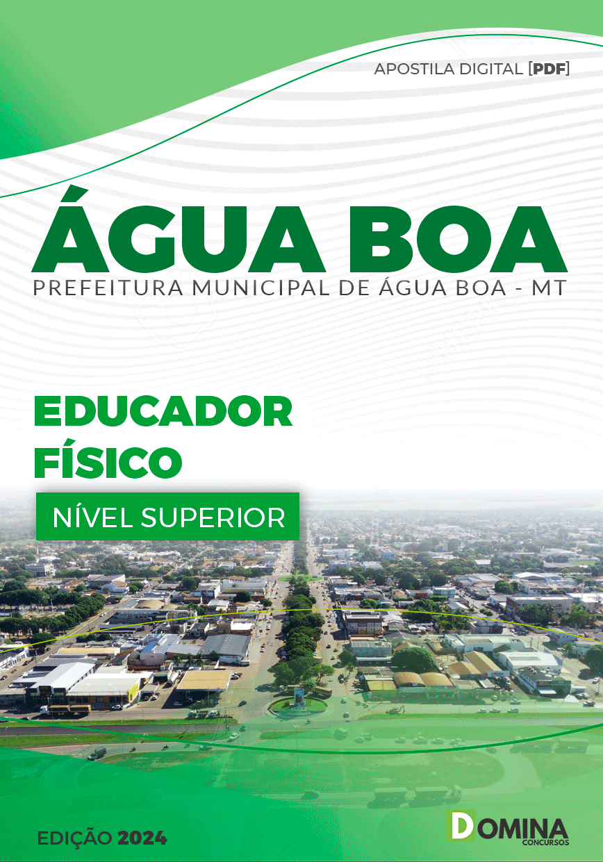 Apostila Pref Água Boa MT 2024 Educador Físico