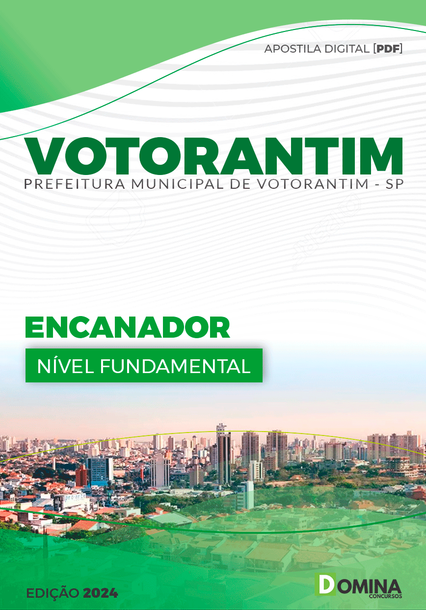 Apostila Pref Votorantim SP 2024 Encanador