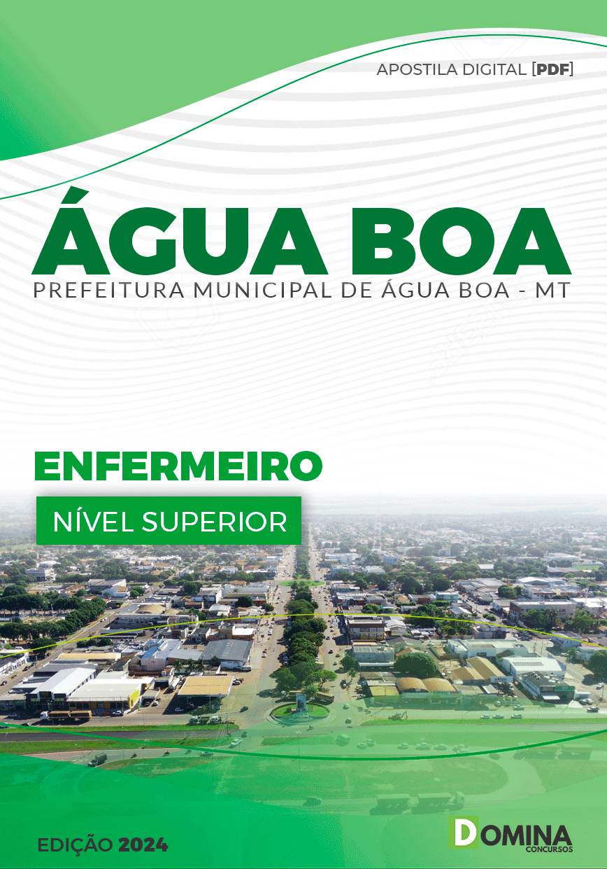 Apostila Pref Água Boa MT 2024 Enfermeiro